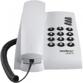 Telefone com Fio Intelbras (Cinza)